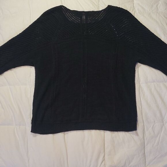 Black Prana Getup Cotton Knit Sweater - Picture 5 of 8
